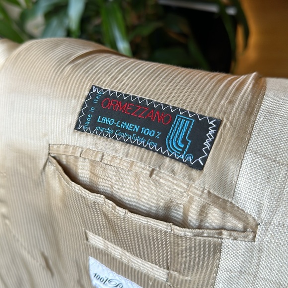 Bernini Beverly Hills 3-Piece 100% Linen Suit - Men’s (Made in Italy) - Picture 5 of 7